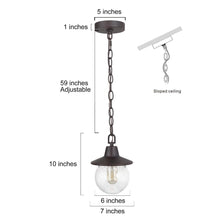 Spencer 12.5"H 1-Light Outdoor Hanging Lantern 133.32