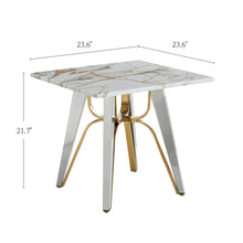 Martindale White End Table