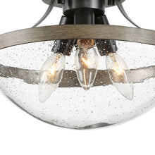 LNC Glass Semi-flush Mount Ceiling Light LNC