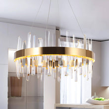 Combrocollia 1-Light 24" Glam Brass Drum LED Chandelier
