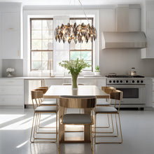 Incandescencia 6-Light 23" Glam Brass Drum Chandelier