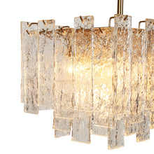 Engaveric 7-Light 31" Modern Brass Rectangle Kitchen Island Light