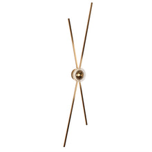 Huia 4-Light Modern Brass Tube LED Wall Sconce