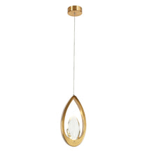 Grouse 1-Light 5.5" Modern Brass LED Pendant Light