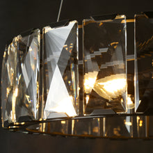 Ethel 6-Light 23" Modern Black Drum Crystal Chandelier