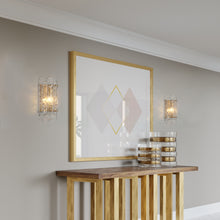 Chanmoliria 1-Light Glam Brass Wall Sconce
