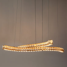 Metorcalipia 2-Light 35" Glam Brass LED Kitchen Island Light