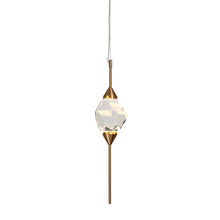 Lucivagus 1-Light 5.5" Glam Brass LED Pendant Light