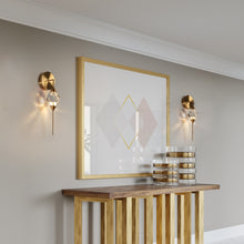 Lucivagus 1-Light Glam Brass LED Wall Sconce