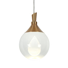 Dsenlupor 1-light 4.7" Modern Brass LED Pendant Light
