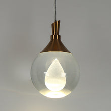 Dsenlupor 1-light 4.7" Modern Brass LED Pendant Light