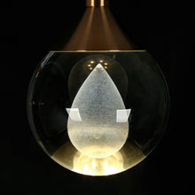 Dsenlupor 1-light 4.7" Modern Brass LED Pendant Light