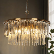 Miswinamp 6-Light 24" Glam Brass Drum Chandelier