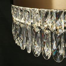 Musesonce 1-Light 24" Glam Brass Drum LED Chandelier