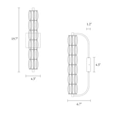 Frvabert 1-Light Modern Brass Cylinder LED Wall Sconce