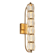 Frvabert 1-Light Modern Brass Cylinder LED Wall Sconce