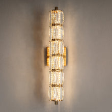 Frvabert 1-Light Modern Brass Cylinder LED Wall Sconce