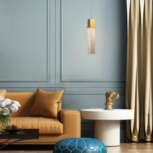 Shoebill 1-Light 3.5" Glam Brass Cylinder LED Pendant Light