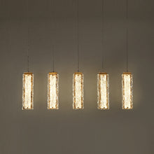Iatreia 5-Light 39" Glam Brass Cluster LED Kitchen Island Light