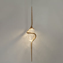 Chrysanthemum 1-light Modern Brass LED Pendant Light