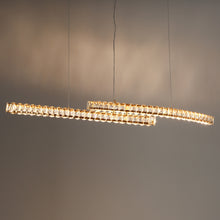 Vaquita 2-Light 51" Glam Brass Linear LED Kitchen Island Light