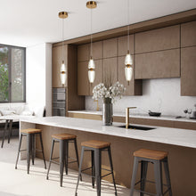 Penstemon 1-Light 5.5" Modern Gold LED Pendant Light