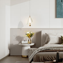 Penstemon 1-Light 9" Modern Bell Glass LED Pendant Light