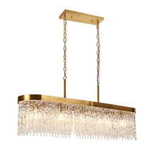 Ardanidula 5-Light 43" Glam Brass Rectangle Kitchen Island Light