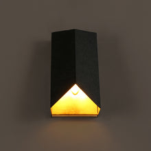 Milorgany 1-Lights Modern Black and Gold Wall Sconce