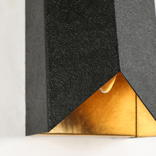 Milorgany 1-Lights Modern Black and Gold Wall Sconce