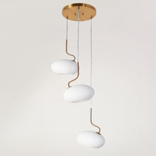 Deglupta 3-Light 18" Modern Brass Cluster Chandelier