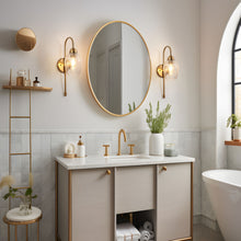 Mirabellisation 1-Light Modern Brass Armed Wall Sconce