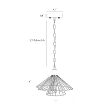 Artmatrwer 1-Light 11" Modern Gold Geometric Pendant