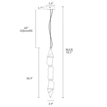 Aaroune 1-Light 5.5" Modern Brass LED Pendant