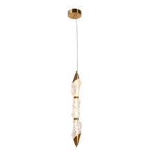 Aaroune 1-Light 5.5" Modern Brass LED Pendant