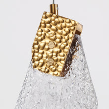 Marvinbell 1-light 4" Modern Brass Teardrop LED Pendant Light