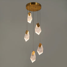 Marvinbell 5-Light 14.5" Modern Brass Cluster LED Chandeliers