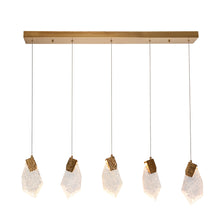 Marvinbell 5-Light Modern Brass Cluster LED Kitchen Island Light