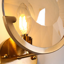 Aedrusson 1-Light Modern Brass Geometric Wall Sconce