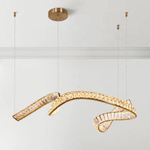 Secularism LED 1-Light 43" Glam Brass Kitchen Island Light