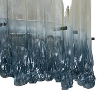 Hanabalter 28.5" Modern Resin Wave Sculptural Art LED Chandelier