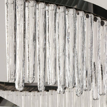 Uranutican 1-Light 31.5" Glam Tiered Nickel LED Chandelier