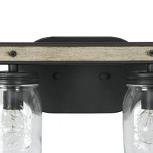 Kevin Rustic Mason Jar 4 Lights Vanity Light 