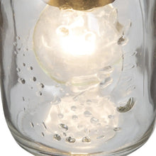 LNC Home- Mason Jar Simple Glass Pendant- 1 light-Clearance LNC