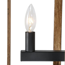 Makayla Wooden Texture Iron Rectangle Lighting 274.99