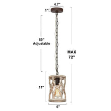 Luis Distressed Weathered Wood Mini Pendants 129.99