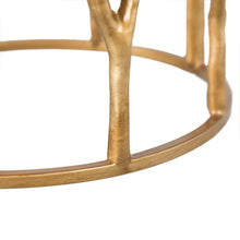 Nesoi Cylindrical Vintage Brushed Gold Pendant 
