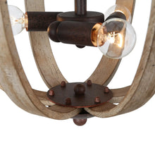 Kylie Distressed Weathered Wood Ceiling Light 139.99