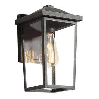 Textured Black Outdoor Wall Light 104.49