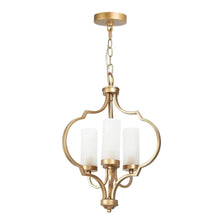 Evelyn Satin Gold Frosted Glass Pendant 249.99